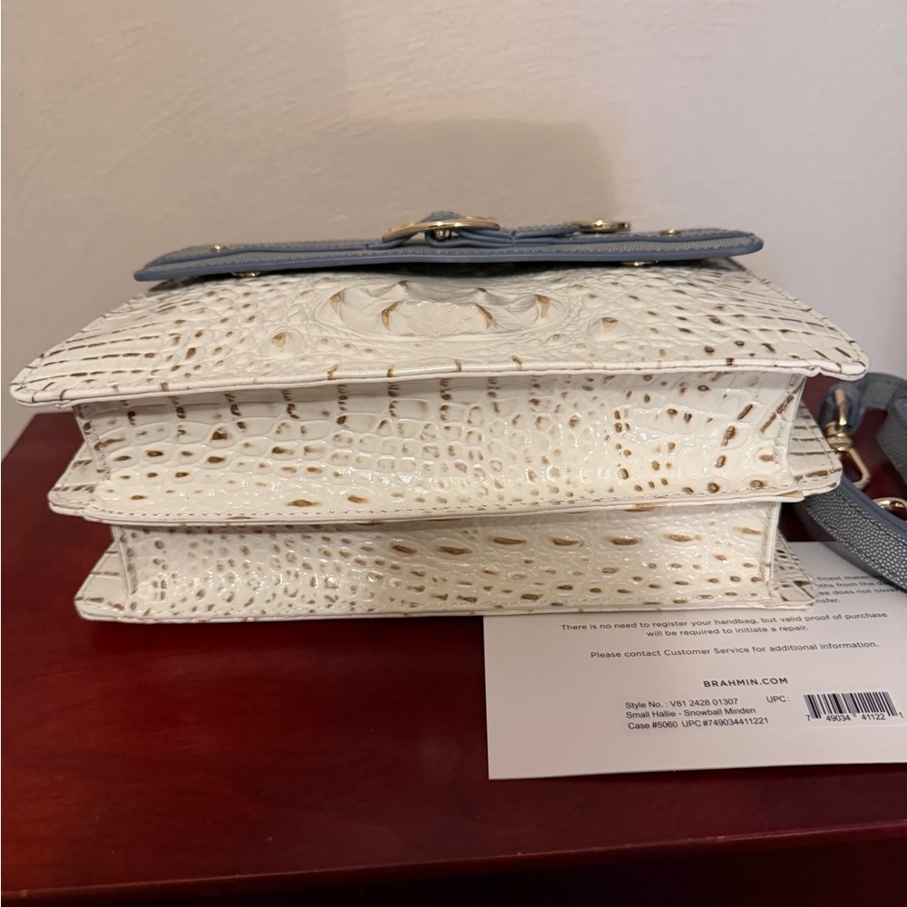 Brahmin Snow Linden Small Hallie - Picture 5 of 9
